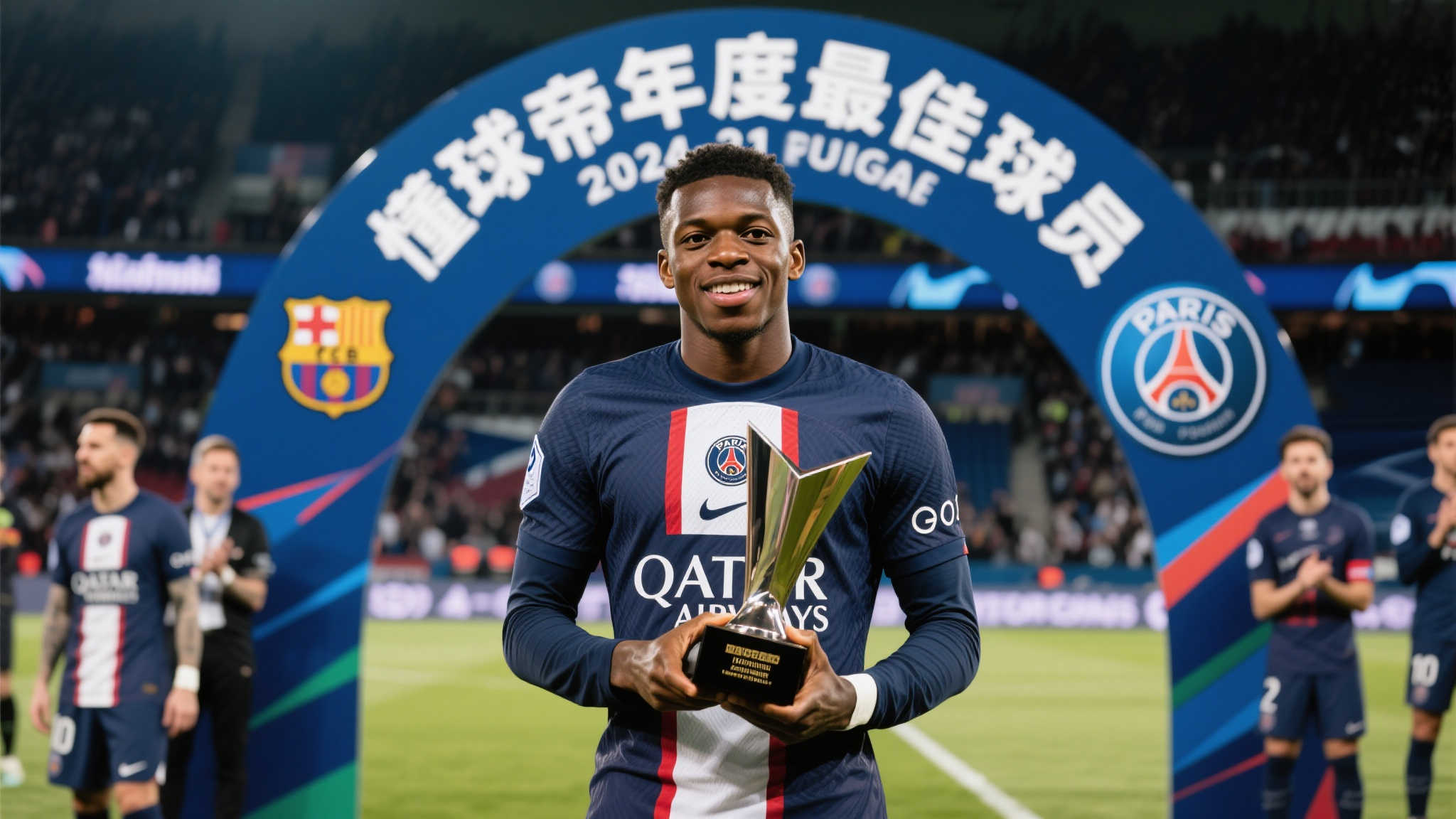 2024-25赛季懂球帝MVP:奥斯曼-登贝莱荣耀加冕 在全球足球领域中,运动员的表现往往成为赛季讨论的焦